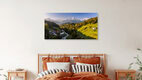 Mockup Photo art by Achim Thomae: Autumn morning with a view of Watzmann