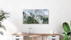 Mockup Photo art by Tillmann Konrad: forest landscape with mist and autumn colors