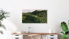 Mockup Photo art: Sun rays filtering through the jungle in Camiguin, Philippines