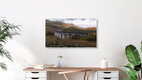 Mockup Photo art by Norbert Gräf: Glenfinnan Viaduct on a cloudy day in Scotland