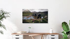 Mockup Photo art by Norbert Gräf: old bridge over a calm Scottish river