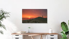 Mockup Photo art by Achim Thomae: sunrise over the Sylt coastline with soft colors.