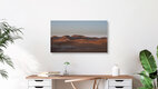 Mockup Photo art by Dennis Wehrmann: gentle sunrise in the Sahara with a calm atmosphere