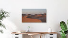 Mockup Photo art by Dennis Wehrmann: calm sunrise in the Sahara with gentle dunes