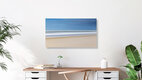 Mockup Fotokunst von Holger Nimtz: sanfter Blick auf den endlosen Horizont am Meer