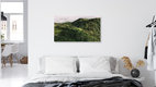 Mockup Photo art: Sun rays filtering through the jungle in Camiguin, Philippines