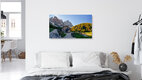 Mockup Photo art by Achim Thomae: picturesque autumn landscape in Val Venegia, South Tyrol