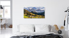 Mockup Beautiful photo art showcasing vibrant autumn colors in the Dolomites.