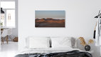 Mockup Photo art by Dennis Wehrmann: gentle sunrise in the Sahara with a calm atmosphere