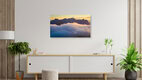 Mockup Kaisergebirge im Nebelmeer, Österreich – Fotokunst von Martin Wasilewski als Poster oder Acrylglasbild