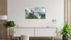 Mockup Photo art by Tillmann Konrad: forest landscape with mist and autumn colors