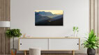 Mockup Kaisergebirge am Morgen, Österreich – Fotokunst von Martin Wasilewski als Poster oder Acrylglasbild