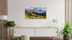 Mockup Beautiful photo art showcasing vibrant autumn colors in the Dolomites.