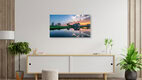 Mockup Photo art by Achim Thomae: sunrise over a peaceful Dutch village