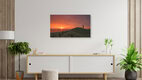 Mockup Photo art by Achim Thomae: sunrise over the Sylt coastline with soft colors.