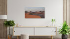 Mockup Photo art by Dennis Wehrmann: calm sunrise in the Sahara with gentle dunes