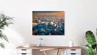 Mockup Majestätischer Dom über den Dächern von Erfurt, Deutschland – Fotokunst von Dennis Schmelz als Poster oder Acrylglasbild