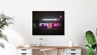 Mockup Photo art by Inflight Galerie: night city view with neon lights and contrast