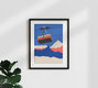 Mockup Wandbild 'Ski Mountains' – Kunst von Rosi Feist als Poster oder Acrylglasbild