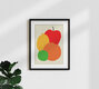 Mockup Wandbild 'Four Fruits' – Kunst von Rosi Feist als Poster oder Acrylglasbild