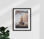 Mockup Photo art by Patrick Noack: Oberbaum Bridge surrounded by blooming cherry trees