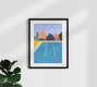 Mockup 'Afternoon Swim' – Wall Art by Henry Rivers as Poster or Acrylic Glass Print