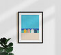 Mockup 'Beach Cabins' – Wall Art by Henry Rivers as Poster or Acrylic Glass Print