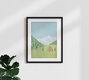 Mockup 'Mountain Hut' – Wall Art by Henry Rivers as Poster or Acrylic Glass Print