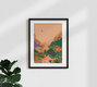 Mockup Wandbild 'Hidden Paradise' – Kunst von Arty Guava als Poster oder Acrylglasbild