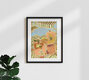 Mockup Wandbild 'Fruit Stand' – Kunst von Arty Guava als Poster oder Acrylglasbild