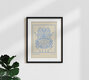 Mockup Wandbild 'Growth Line Art' – Kunst von Arty Guava als Poster oder Acrylglasbild