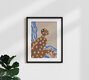 Mockup Wandbild 'Blossoming Daisy' – Kunst von Arty Guava als Poster oder Acrylglasbild