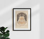 Mockup Wandbild 'Sun and Moon Line Art' – Kunst von Arty Guava als Poster oder Acrylglasbild