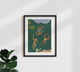 Mockup Wandbild 'Lost in Green' – Kunst von Arty Guava als Poster oder Acrylglasbild