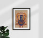 Mockup Wandbild 'Vase Blossom' – Kunst von Arty Guava als Poster oder Acrylglasbild