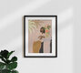 Mockup Wandbild 'Waiting' – Kunst von Arty Guava als Poster oder Acrylglasbild
