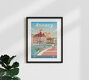 Mockup Wandbild 'Annecy France Travel Posters Art print' – Kunst von François Beutier als Poster oder Acrylglasbild