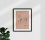 Mockup Picasso Horse Line Drawing – Terracotta, Germany – wall art by Art Classics as Poster or Acrylic Glass Print