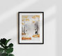 Mockup Illustration by Katherine Blower: playful ghosts in a misty forest