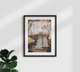 Mockup Illustration by Katherine Blower: spooky forest scene with a nostalgic feel