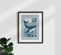 Mockup Wall art by Gal Pittel: abstract depiction of a harmonious wave landscape