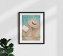 Mockup Illustration by Branka Kodžoman: woman by the pool with a book and sun hat, relaxed mood.