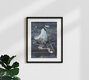 Mockup Wall art by Katherine Blower: a cute ghost with a humorous expression.