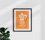 Mockup Illustration by Jacky Eitzert: colorful coffee cup with espresso and cheerful design