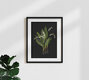 Mockup Wall art by Katherine Blower: delicate illustration of lily of the valley in soft colors
