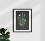 Mockup Wall art by Katherine Blower: playful ghosts among lavender flowers.
