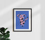 Mockup Wall art by Xenia Strohmeyer: cheerful dog in vibrant colors, perfect for a kids' room.