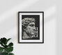 Mockup Wall art by Daniel Leo: humorous illustration of Julius Caesar with a quote.
