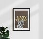 Mockup Wall art by Daniel Leo: funny tiger with a friendly face in pop art style
