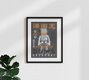 Mockup Wall art by Daniel Leo: playful illustration for kids' room